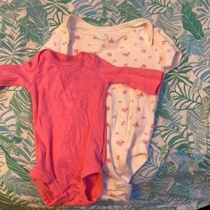 Premie and 3 to 6 months onesie